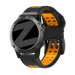 Bandz Garmin Forerunner 945 Buckled Sport Strap (Black/Orange)