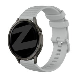 Bandz Garmin Vivoactive 6 siliconen band 'Premium' (grijs)