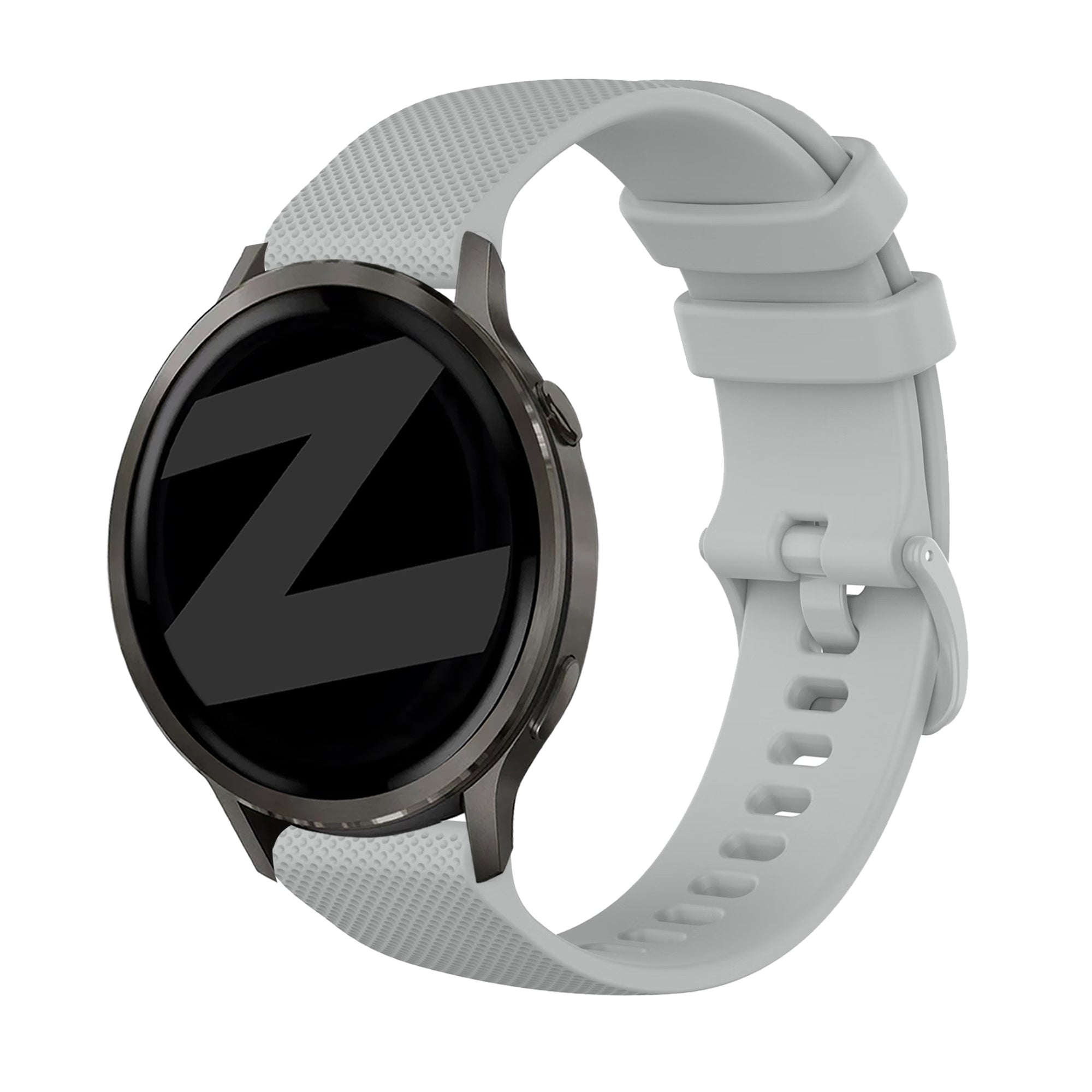 Bandz Garmin Vivoactive 6 siliconen band 'Premium' (grijs)