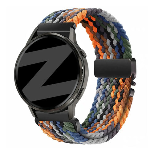 Bandz Garmin Vivomove Style Braided Strap 'Parachute' (Multicolour)