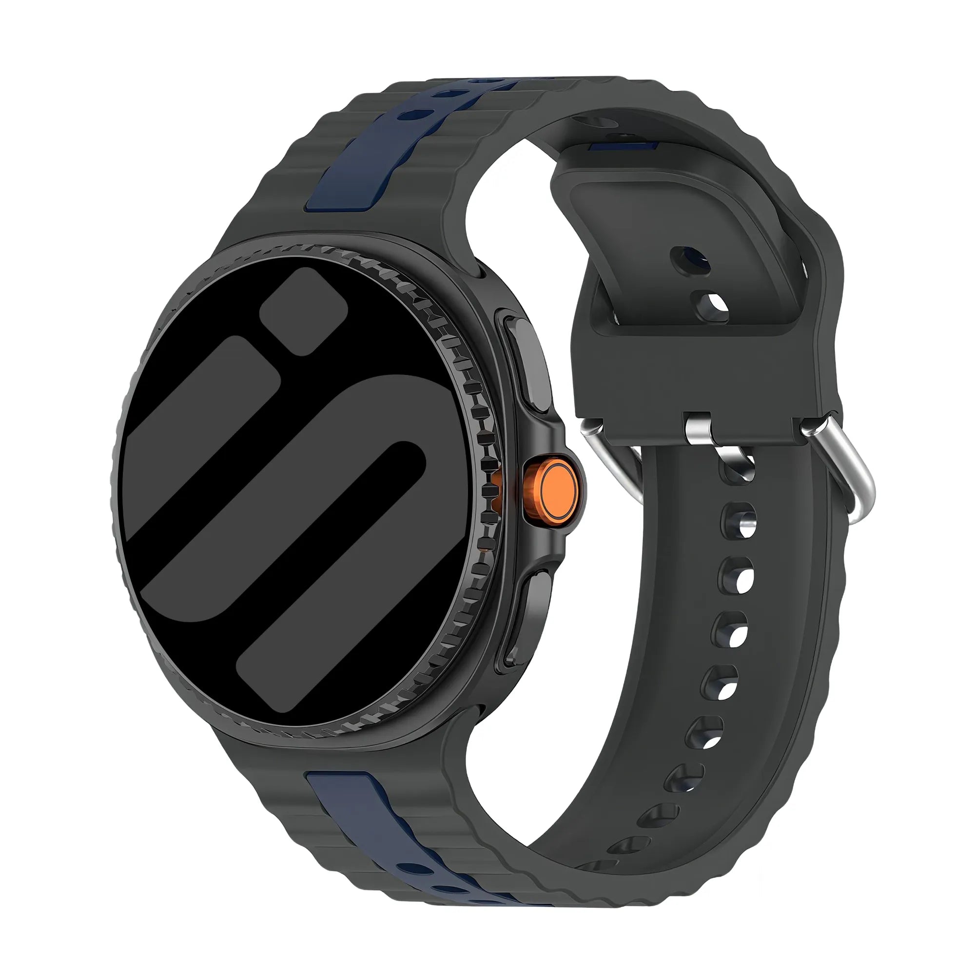 Samsung Galaxy Watch 8 - 44mm dual sport band (donkergrijs/blauw)
