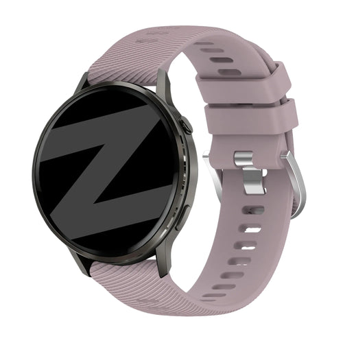 Bandz Garmin Venu 4 - 41mm siliconen band 'Deluxe' (lavendel)