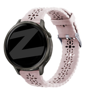 Bandz Garmin Bounce 2 Silicone Strap 'Lace' (Pink)