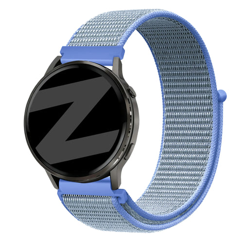 Bandz Garmin Vivomove Style Nylon Loop Strap (Light Blue)
