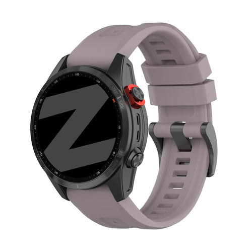Bandz Garmin D2 Mach 2 - 47mm Silicone Strap 'Classic' (Lavender Grey)