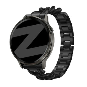 Bandz Huawei Watch GT 7 - 41mm Metal Strap 'Chains' (Black)