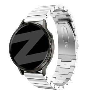 Bandz Garmin Venu 2 stalen band 'One Bead' (zilver)