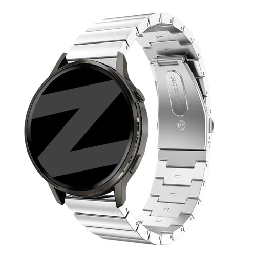Bandz Garmin Venu 2 stalen band 'One Bead' (zilver)
