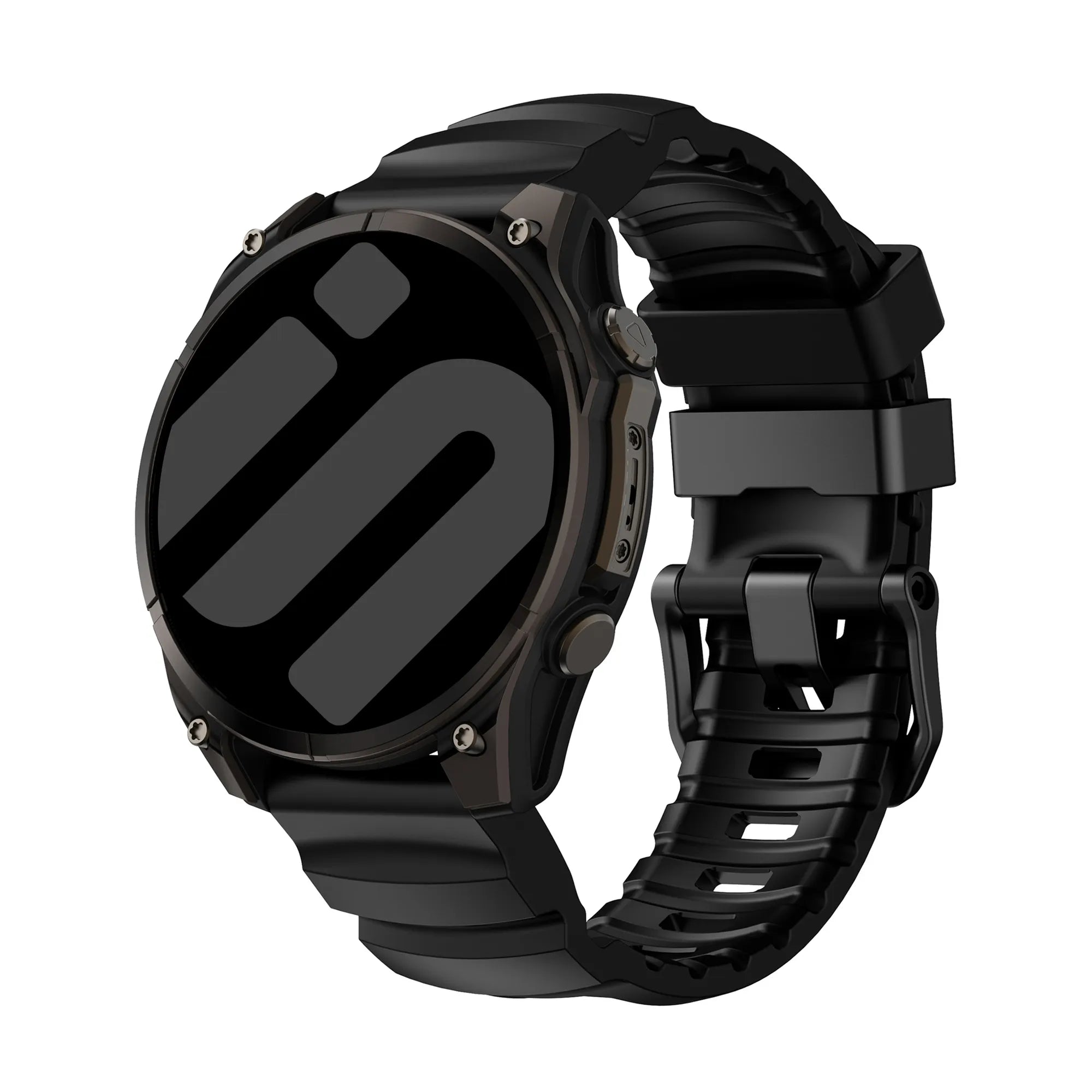 Garmin Fenix 7 trail siliconen band (zwart)
