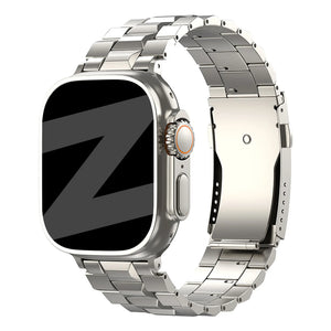 Bandz Apple Watch titanium band 'Deluxe' (titanium)