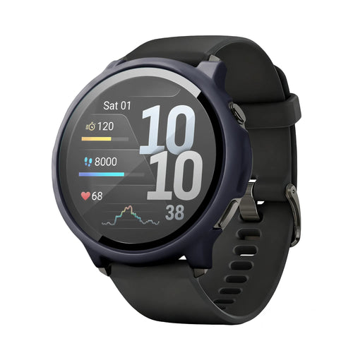 Bandz Garmin Venu 4 - 45mm PC hoesje met glas (blauw)