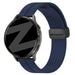 Bandz Garmin Vivomove 3 Silicone Strap with D-Buckle (Dark Blue)