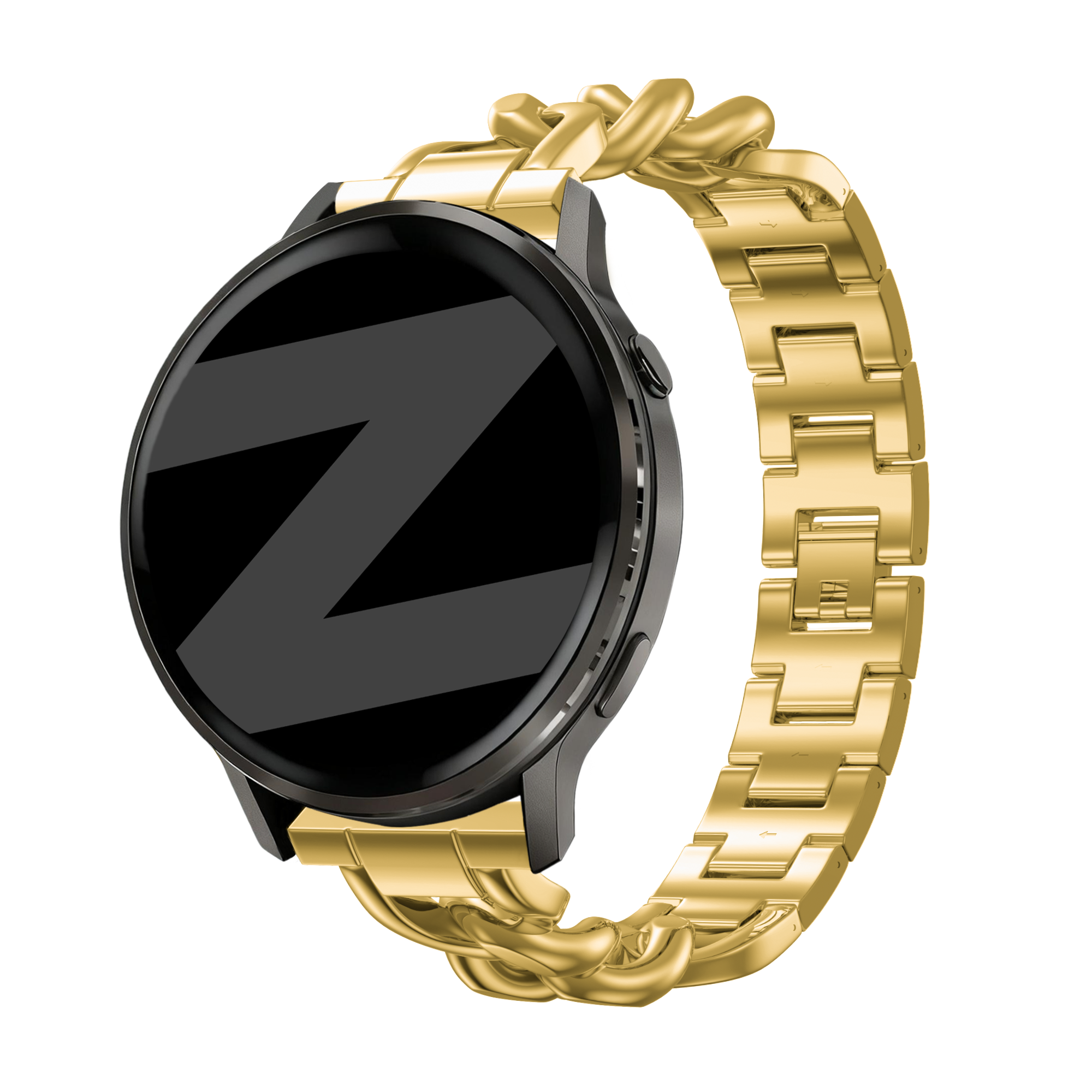 Bandz Withings ScanWatch 2 - 38mm Metal Strap 'Chains' (Gold)