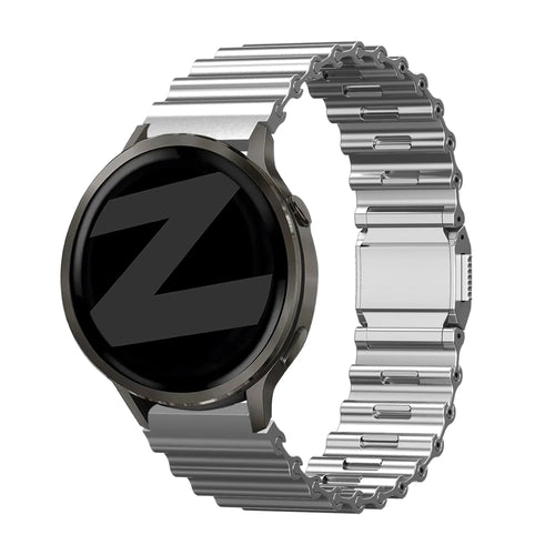 Bandz OnePlus Watch 3 Premium Steel Strap 'Ocean' (Titanium)