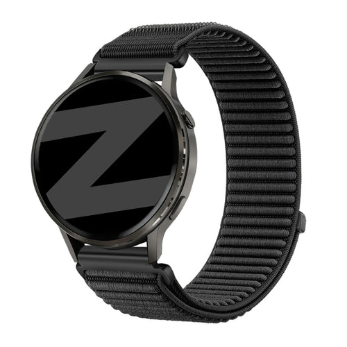 Bandz Garmin Vivomove Style Nylon Strap 'Wave' (Black)