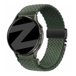 Bandz Garmin Vivomove Style gevlochten band 'Parachute' (groen)