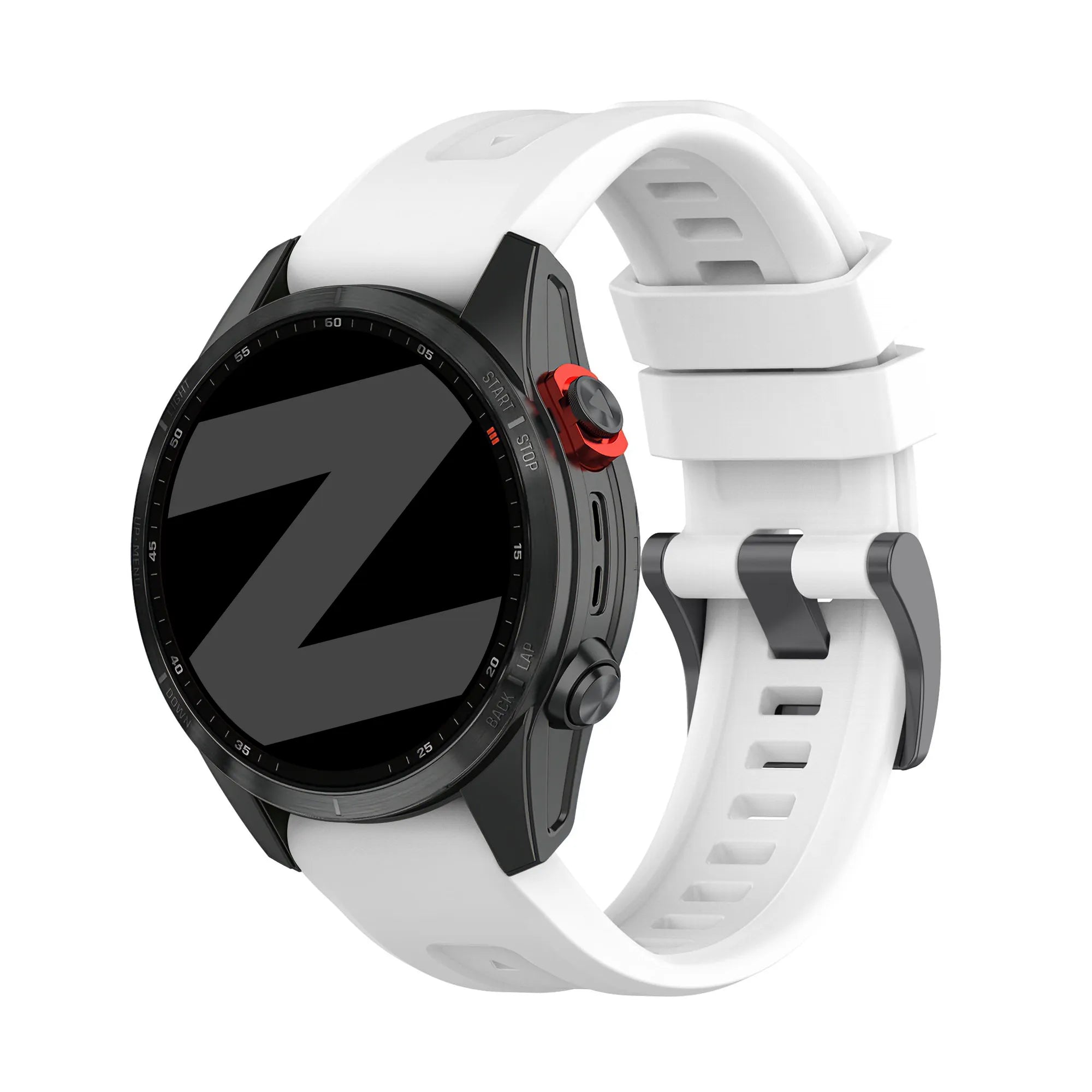 Bandz Garmin Forerunner 970 siliconen band 'Classic' (wit)
