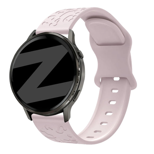 Bandz Garmin Approach S40 siliconen band 'Leopard' (roze)