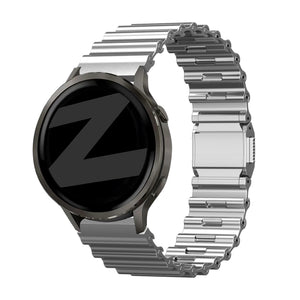 Bandz Amazfit Balance Premium Steel Strap 'Ocean' (Titanium)