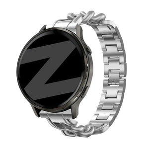 Bandz Oppo Watch X2 Mini metalen band 'Chains' (zilver)