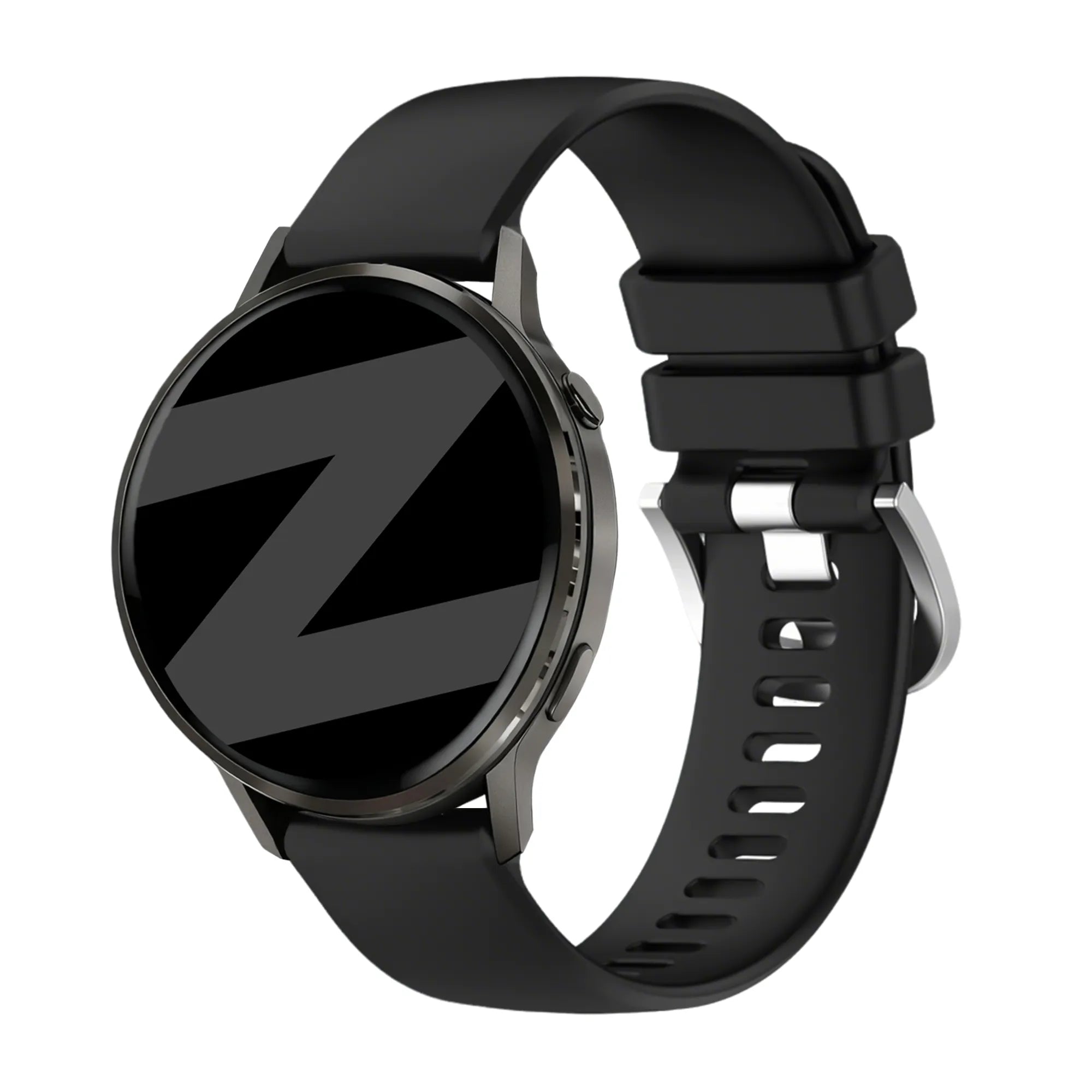 Bandz Garmin Forerunner 255s siliconen band 'Classic' (zwart)