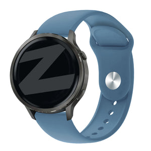 Bandz Garmin Vivomove 3s sport band 'Deluxe' (grijsblauw)