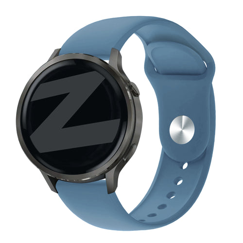 Bandz Garmin Vivomove 3s sport band 'Deluxe' (grijsblauw)