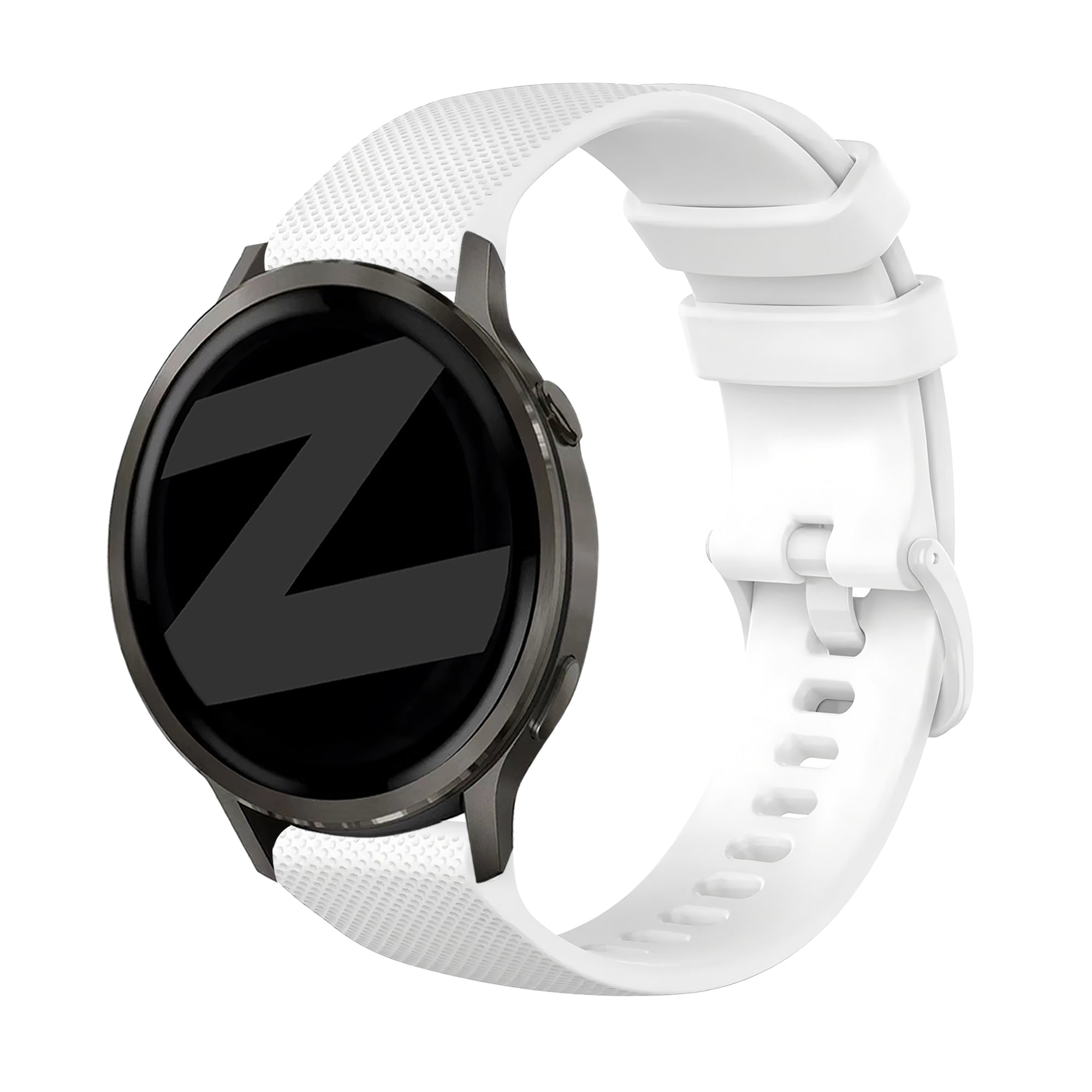 Bandz Garmin Vivomove 3 Silicone Strap 'Premium' (White)