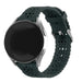 Honor Magic Watch 2 42mm siliconen bandje met patroon (dennengroen)