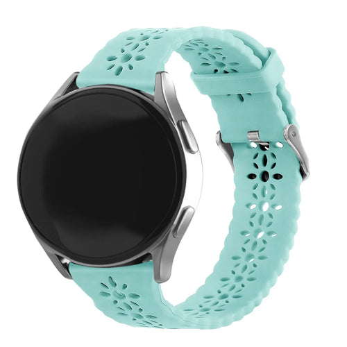 Amazfit Active siliconen bandje met patroon (blue sea green)