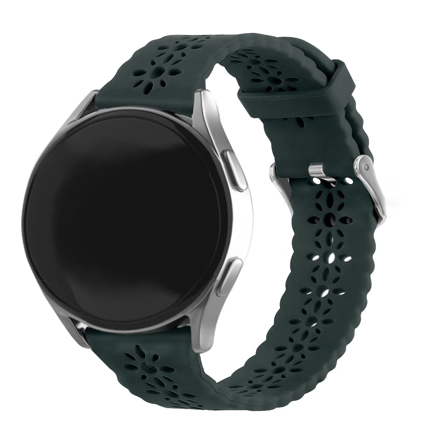 Amazfit GTR Mini siliconen bandje met patroon (dennengroen)