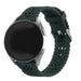 Withings Steel HR Sport siliconen bandje met patroon (dennengroen)