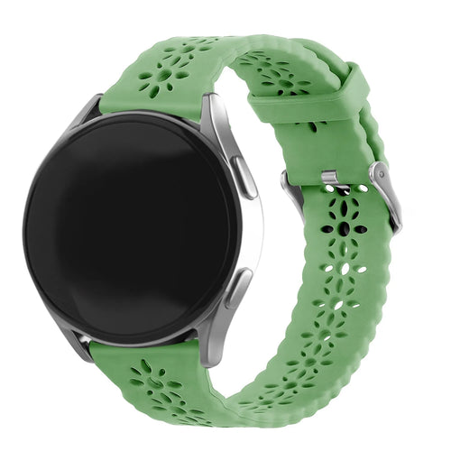 Amazfit GTR Mini Patterned Silicone Strap (Green)