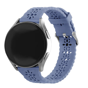 Withings Steel HR - 40mm Patterned Silicone Strap (Lavender Grey)