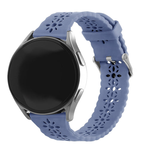 Withings Steel HR Sport Patterned Silicone Strap (Lavender Grey)