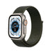 Apple Watch Ultra nylon band (donkergroen)