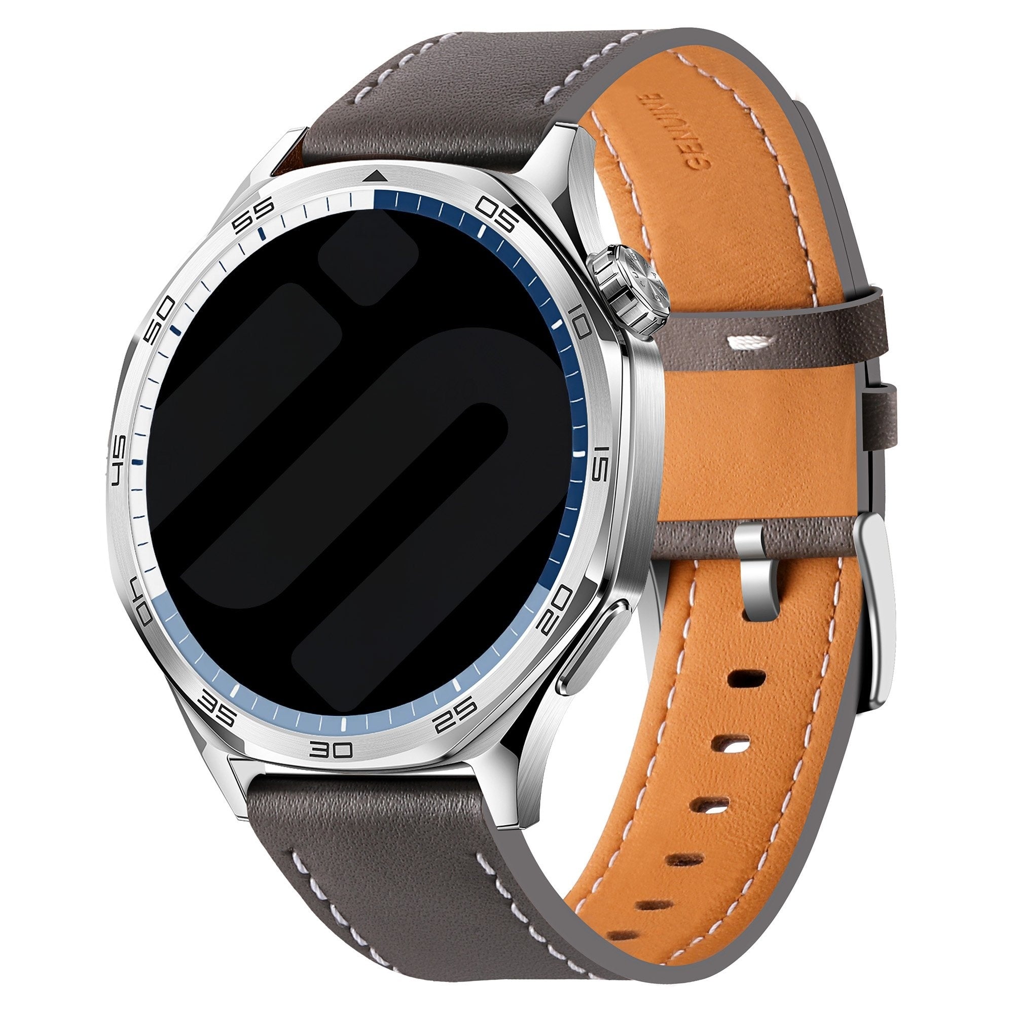 CMF Watch 3 Pro 'One Push' lederen band (grijs)