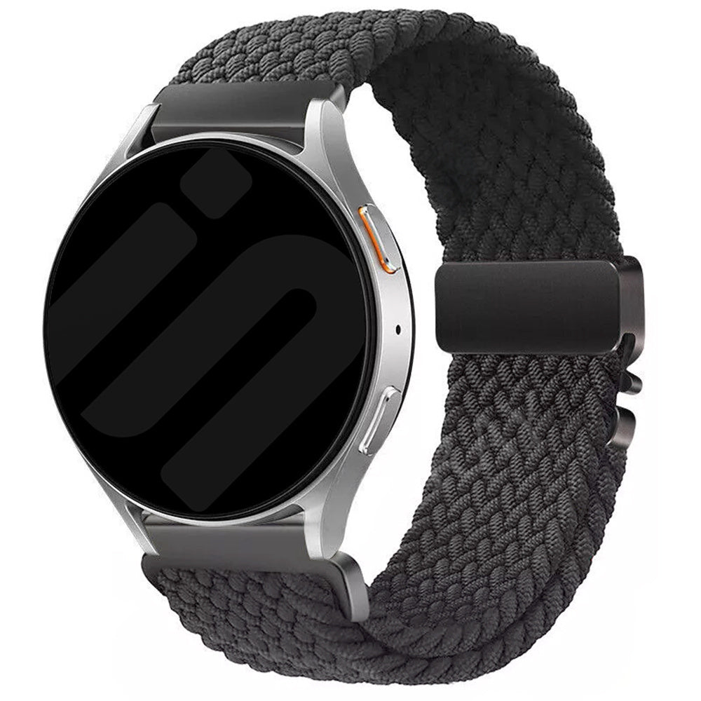 Amazfit Bip 6 gevlochten band met P-buckle (grijs)