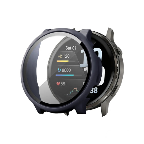 Bandz Garmin Venu 4 - 45mm PC hoesje met glas (blauw)