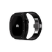 Reqior Apple Watch 45mm polymer case met rubberen band (carbon zwart)