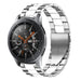 Samsung Galaxy Watch 46mm stalen band (zilver/wit)
