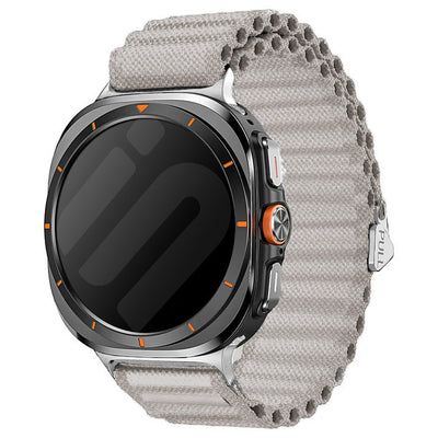 Samsung Galaxy Watch Ultra outdoor nylon bandje (wit)