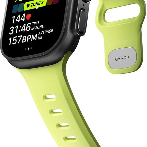 Nomad Apple Watch Silicone Tempo Strap (Lime)