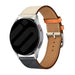 Amazfit Bip 6 leren duo bandje (wit/donkerblauw)