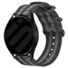 Suunto 9 Peak nylon gesp bandje (zwart/grijs)