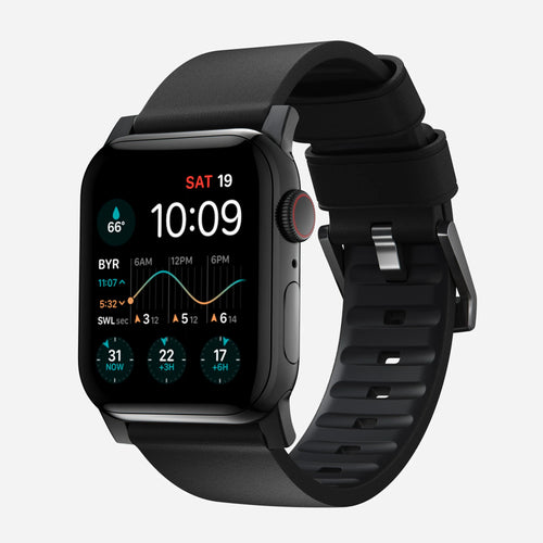 Nomad Active Pro Apple Watch hybride bandje (zwart)