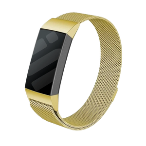 Fitbit Charge 4 Milanese band (goud)