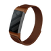 Fitbit Charge 3 Milanese band (bruin)