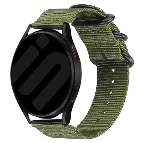 Amazfit Bip U (Pro) Nylon Buckle Strap (Green)