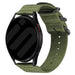 OnePlus Watch 3 - 46mm nylon gesp bandje (groen)